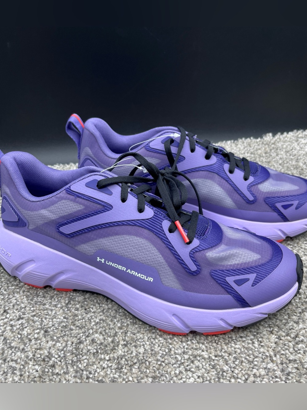 Under Armour Aura Ripstop Shoes Men's Size 9 UNRELEASED Purple LR2 Sample HOVR